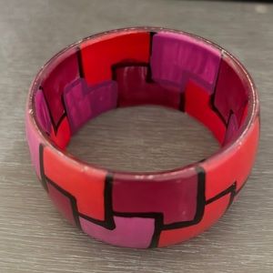 90s vibe acrylic bangle